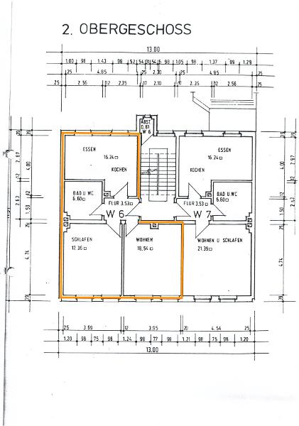 Grundriss Etagenwohnung Zeitz