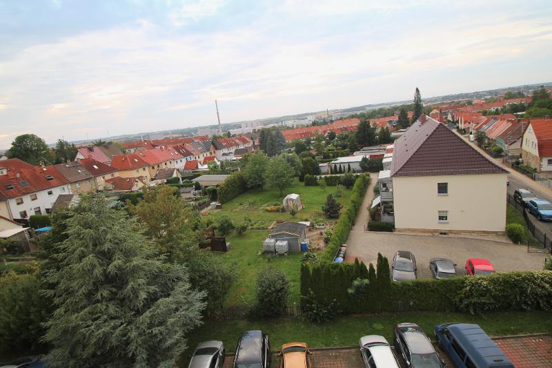 Balkonaussicht Dachgeschosswohnung Zeitz