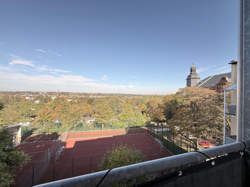Die Aussicht ist einmalig Etagenwohnung Zeitz