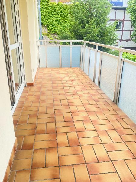 S�dbalkon Etagenwohnung Zeitz